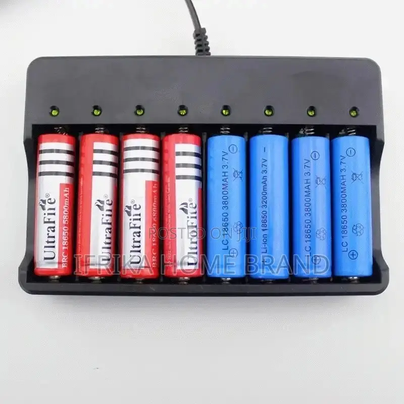 18650 Battery Charger 8-slot Li-ion Lithium Battery Charging