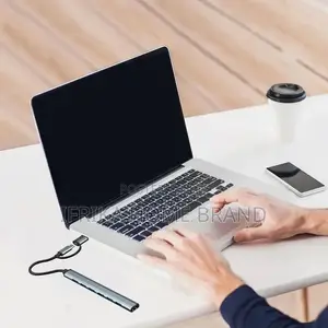 7 Ports USB Hub 3.0 Type C Adapter Data Docking