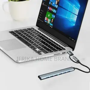 7 Ports USB Hub 3.0 Type C Adapter Data Docking