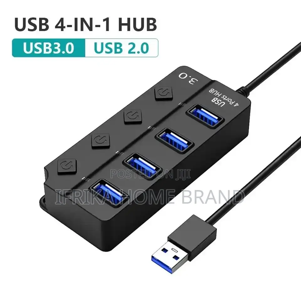 USB 3.0 USB Splitter 2.0 4-in-1 USB Adapter Multi-Port