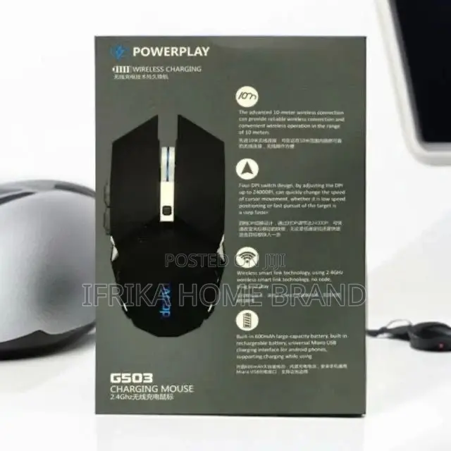 Rapoo G503 WIRELESS Rechargeable Gaming MOUSE 2.4ghz