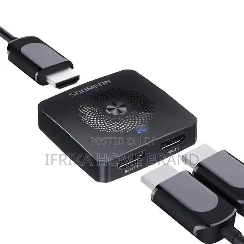 Robot HDMI Switch / HDMI Switcher Splitter 2 in 1 Out