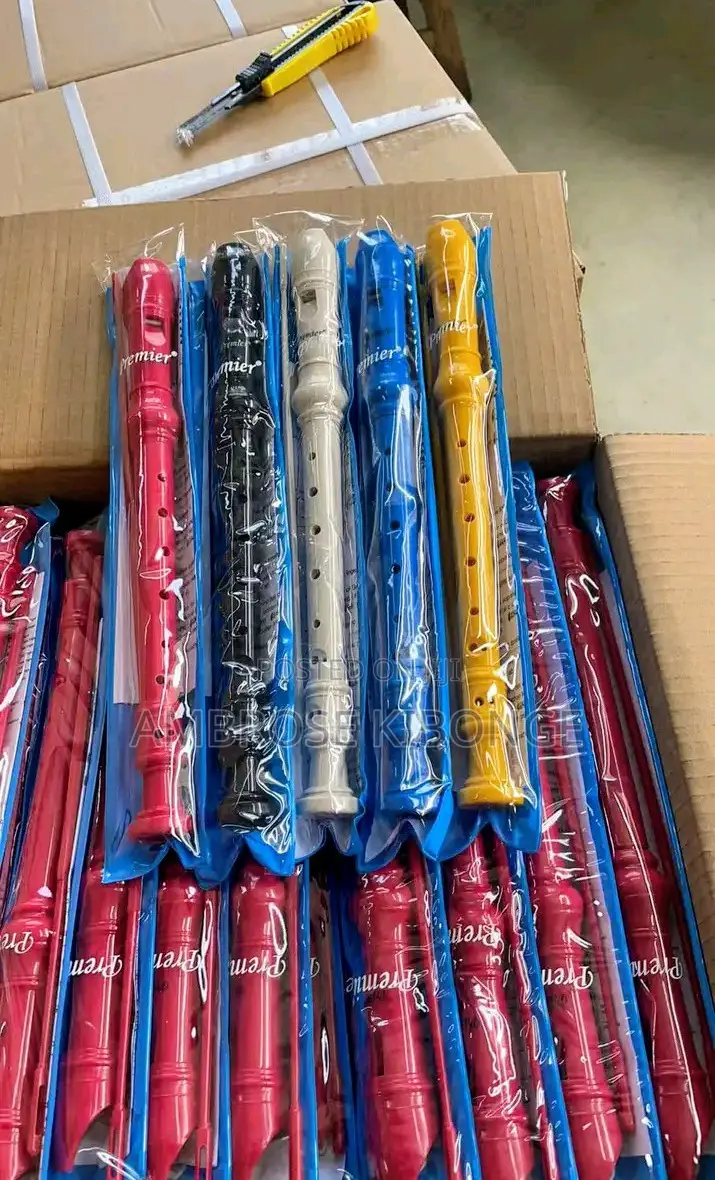 Open Key Straight Soprano Flute Recorder FREE Cleaning Rod