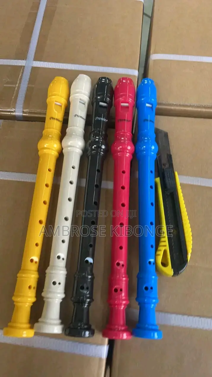 Open Key Straight Soprano Flute Recorder FREE Cleaning Rod