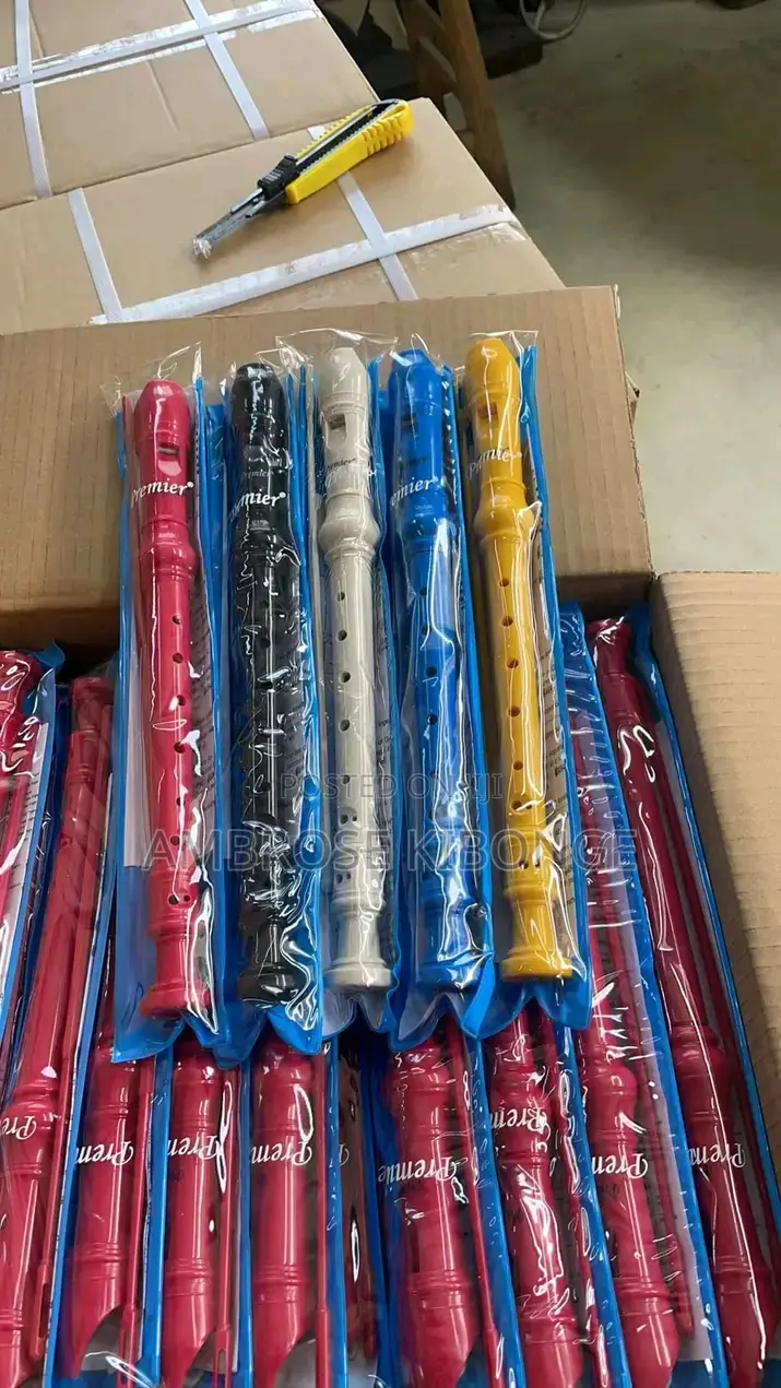 Open Key Straight Soprano Flute Recorder FREE Cleaning Rod