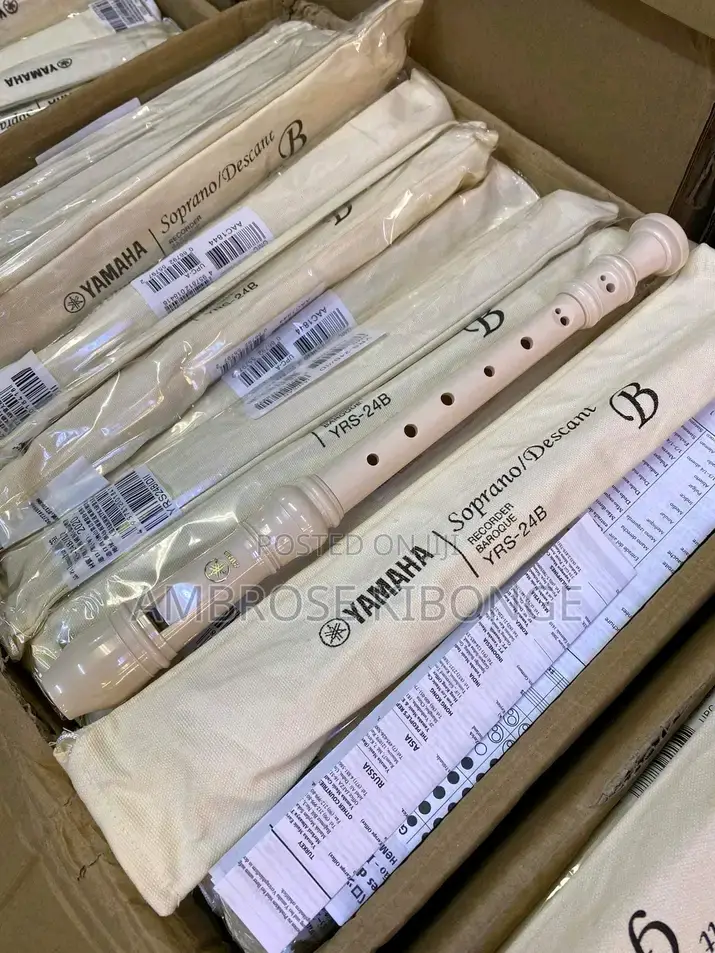 Open Key Straight Soprano Flute Recorder FREE Cleaning Rod
