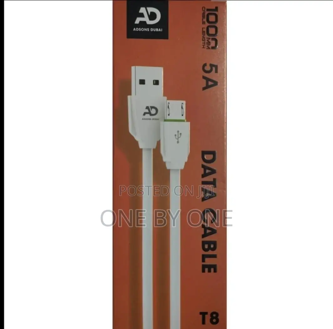 Adsons Dubai 1M USB Data Cable- White
