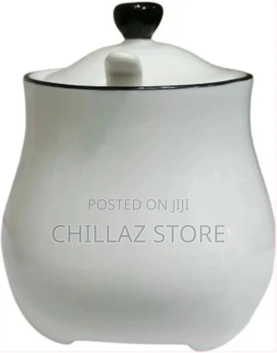 Lightbox
Ceramic Spice Sugar Bowl Dish – White