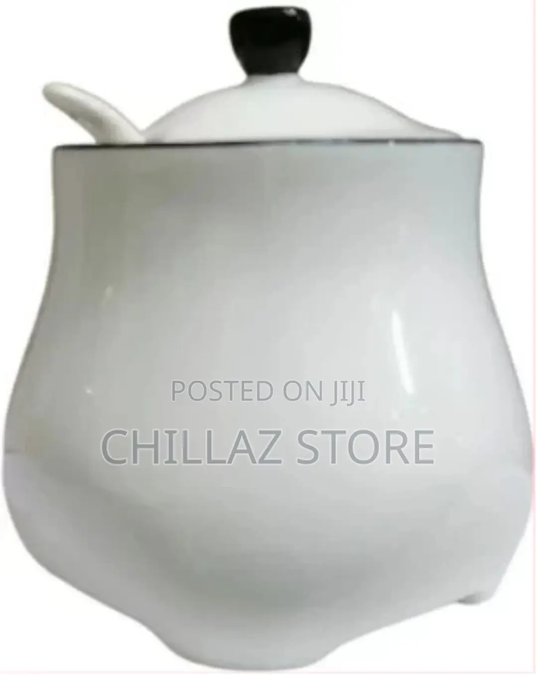 Lightbox
Ceramic Spice Sugar Bowl Dish – White