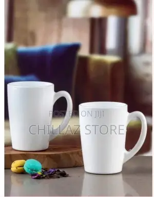 Lightbox Luminarc 6 Pieces of Plain Tea Coffee Mug Cups -Whi