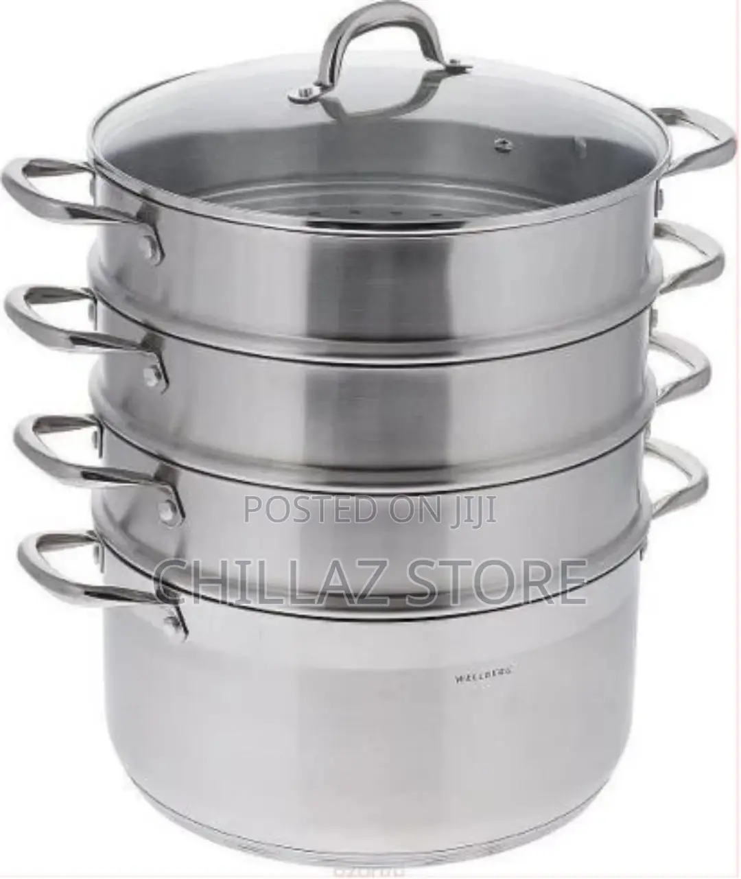 28cm – 4 Layer Stainless Food Saucepan and Steamer Soup Pot