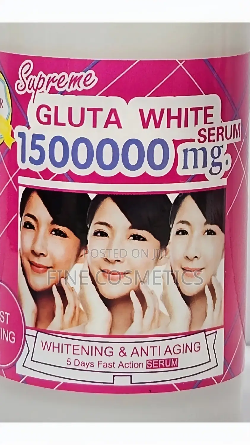 1PC. Supreme Gluta White 1500000mg Super Whitening Serum.