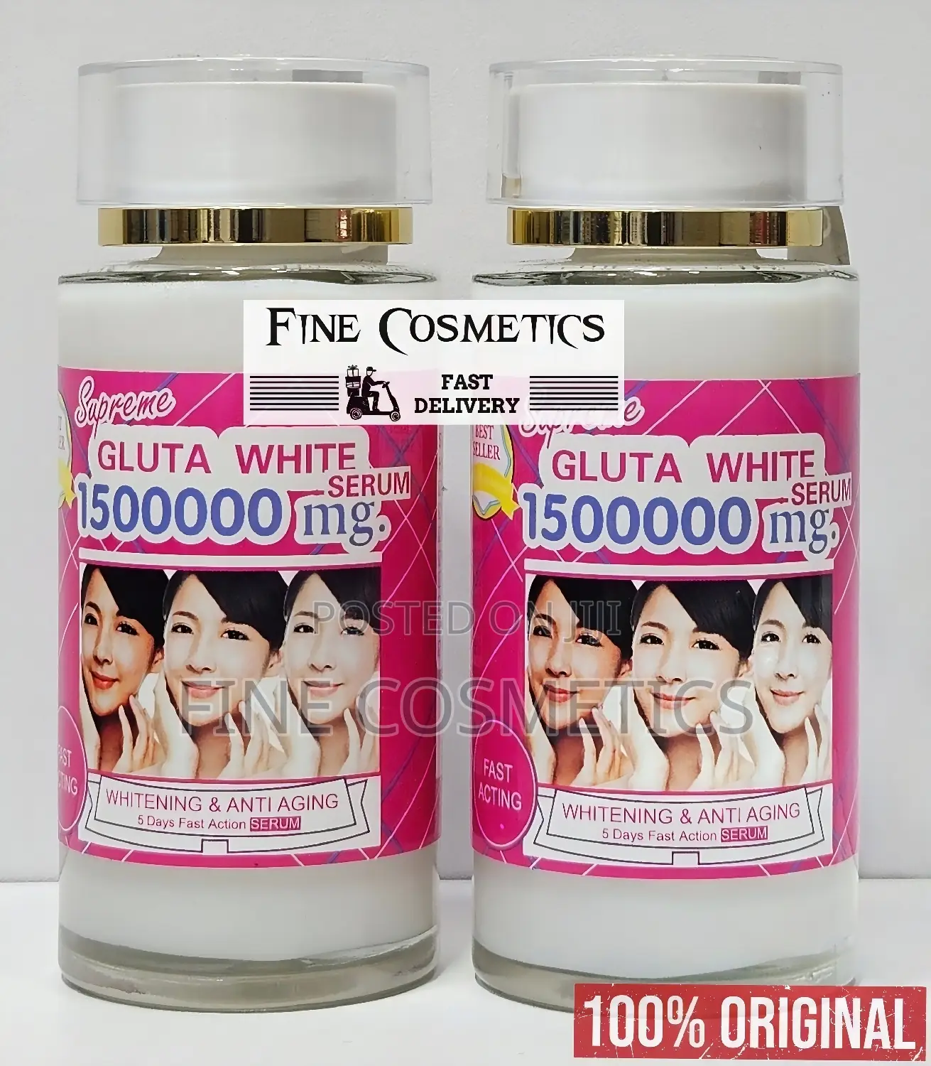 1PC. Supreme Gluta White 1500000mg Super Whitening Serum.