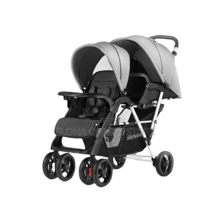 Folding Portable Twin Baby Stroller