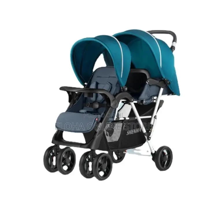 Folding Portable Twin Baby Stroller