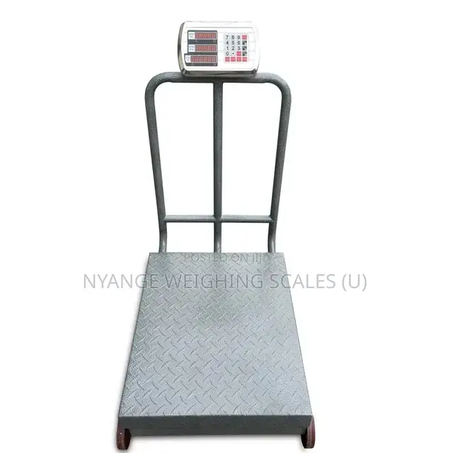 600kg Weigh Scale Electronic Platform Weighing Scale With Wheels [77]