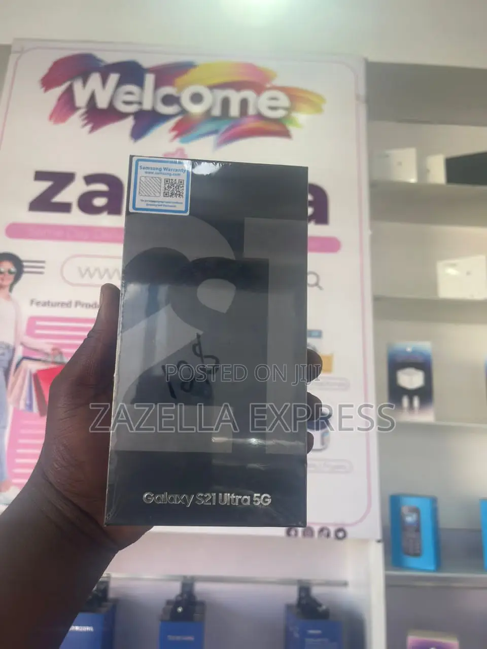 New Samsung Galaxy S21 Ultra 5G 128 GB Black