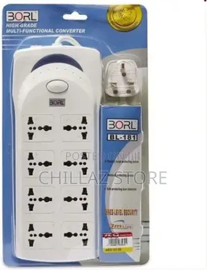 Borl High Grade 8 Ways Heavy Duty Extension Socket