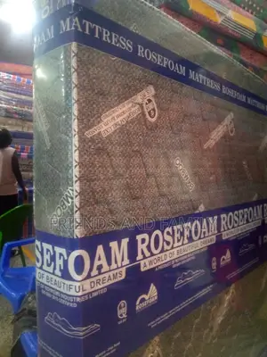 Rose Foam Bamboo Mattress 6*6*8.Inches
