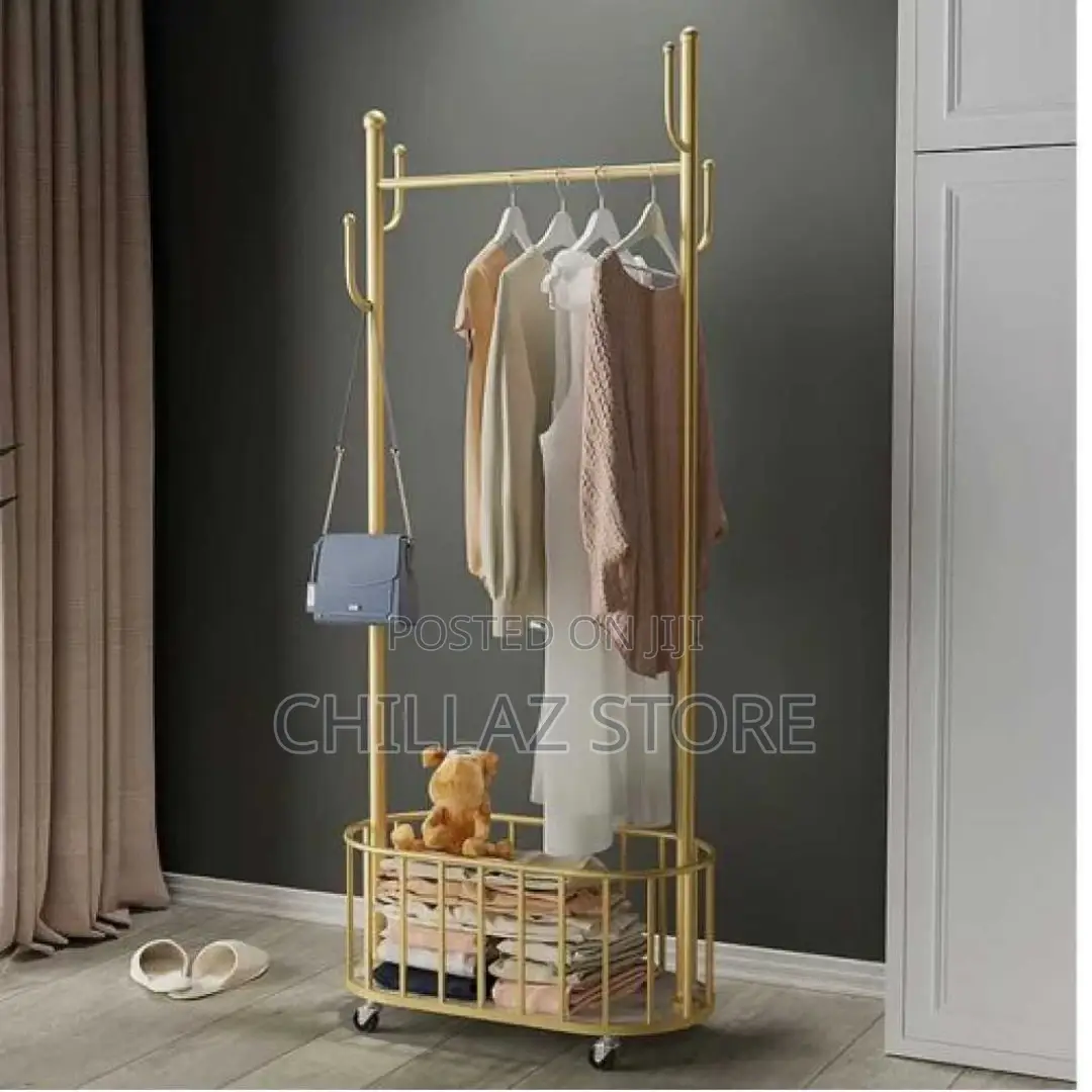 Clothing Bag, Hat, Coat Hanger Rack Storage Organizer