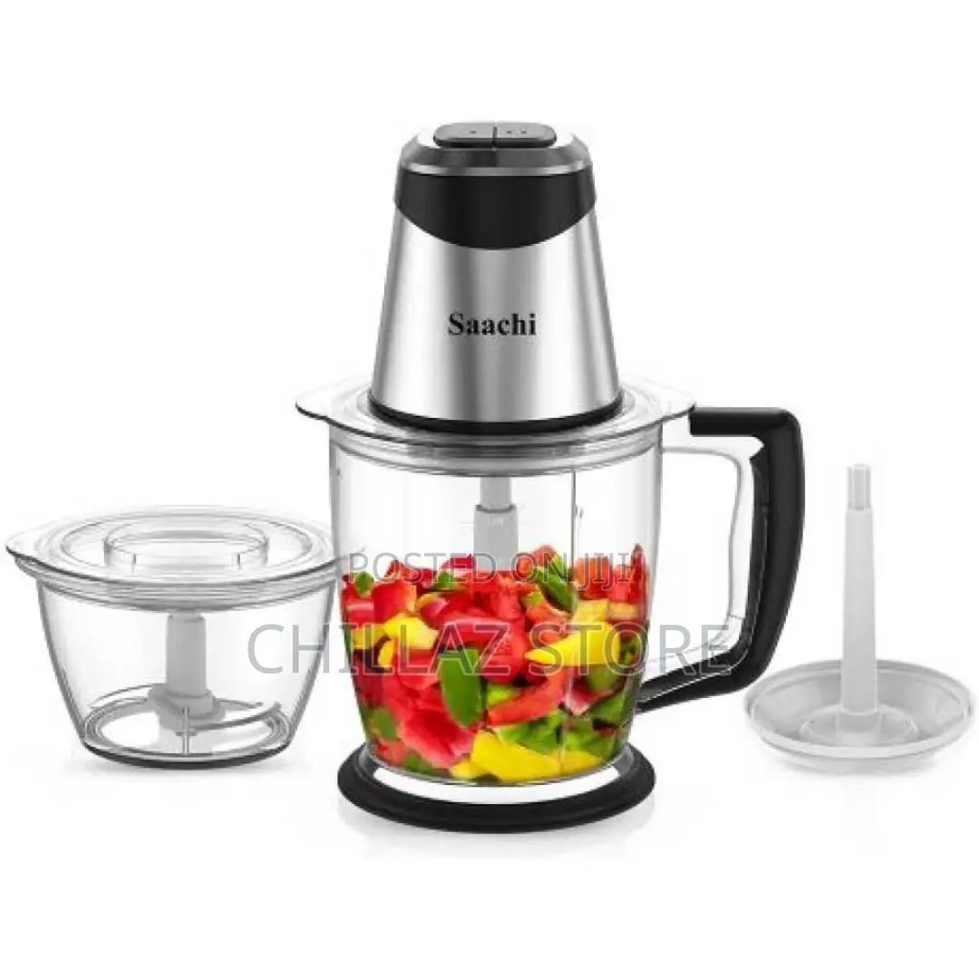 Saachi 1.5L Electric Chopper Bowl Meat Mincer Grinder