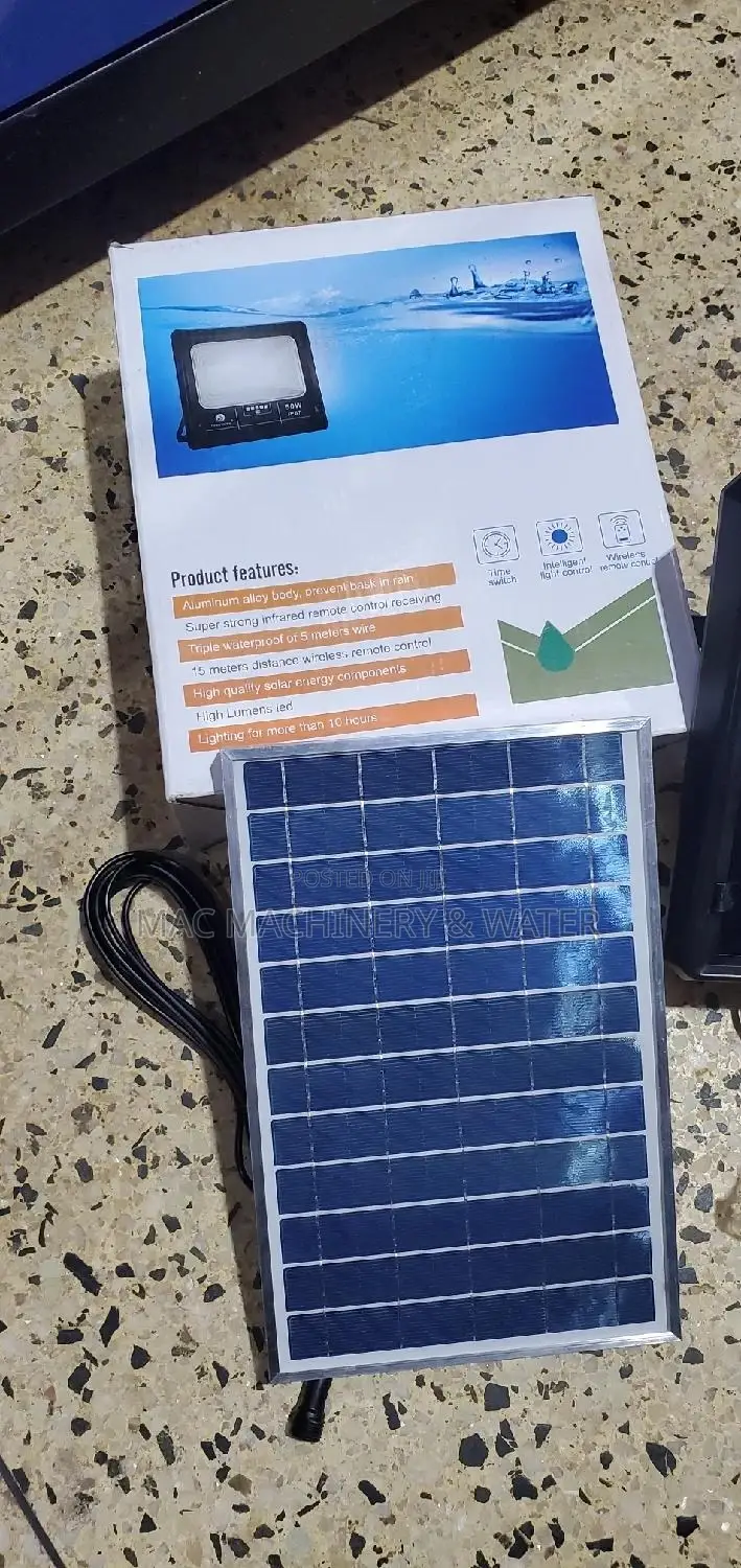 Solar Flood Light 50W With Remote Panel