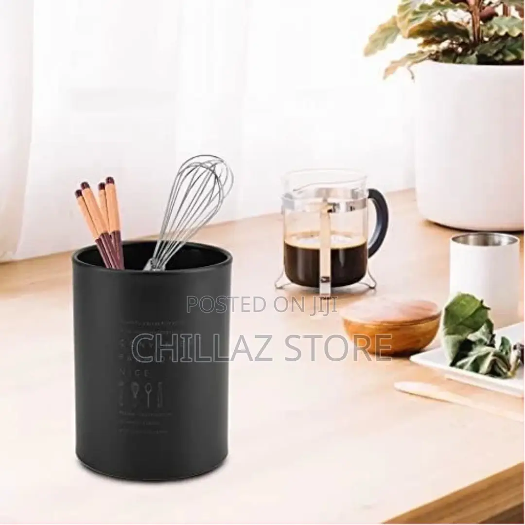 Kitchen Utensil Holder, Storage Rack Can for Forks Spoons