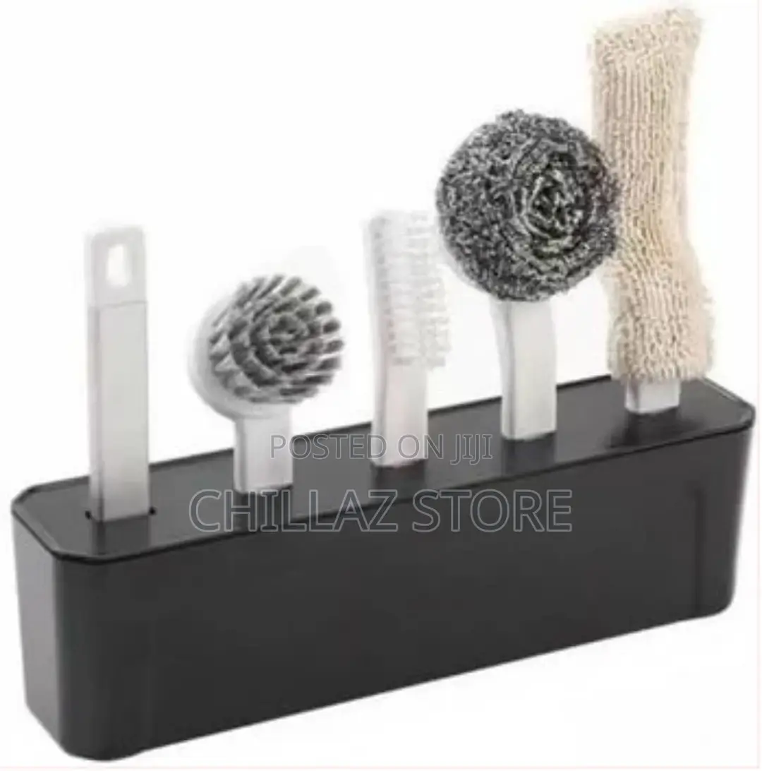 Kitchen Cleaning Kit Folding 4 Type Brushes for Cleaning
