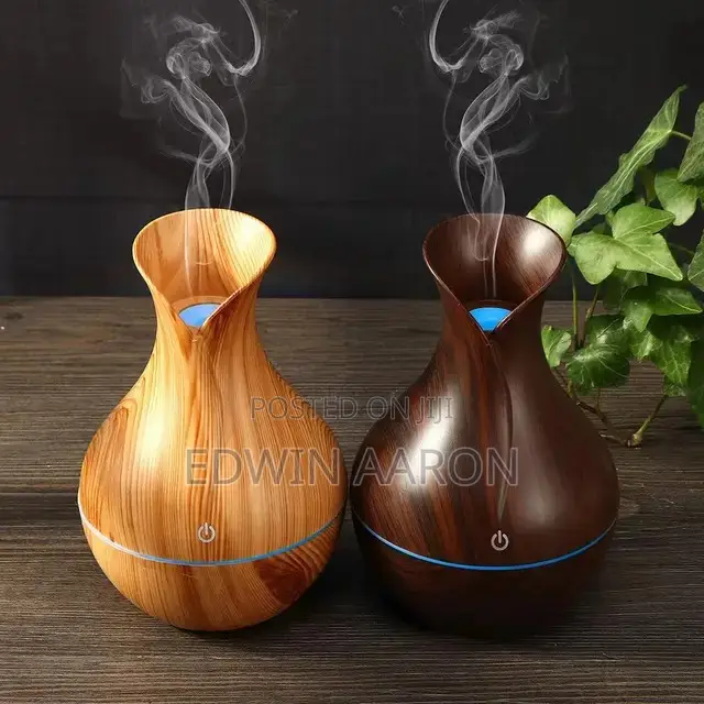 200ml Mini Wood Grain Air Humidifier