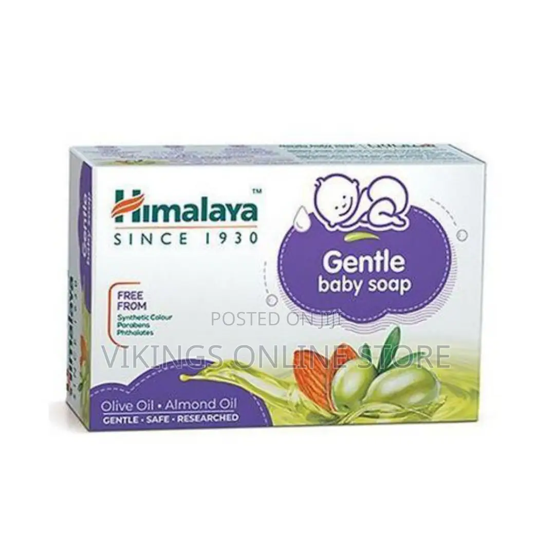 Himalaya Gentle Baby Soap With Almond and Olive Oil 125g