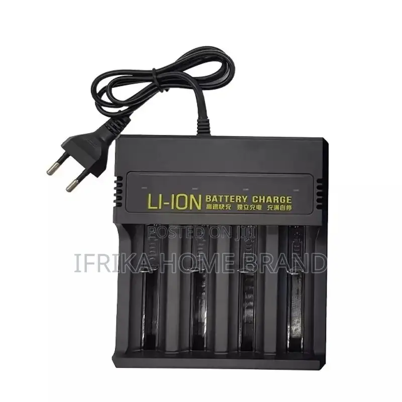 18650 Battery Charger 4 Slots Rechargeable Lithium Charger