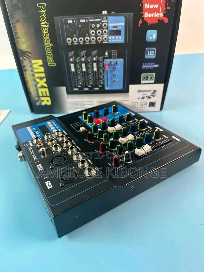 Professional USB Drive F-4 Mixing Console Sound Board Mixer.