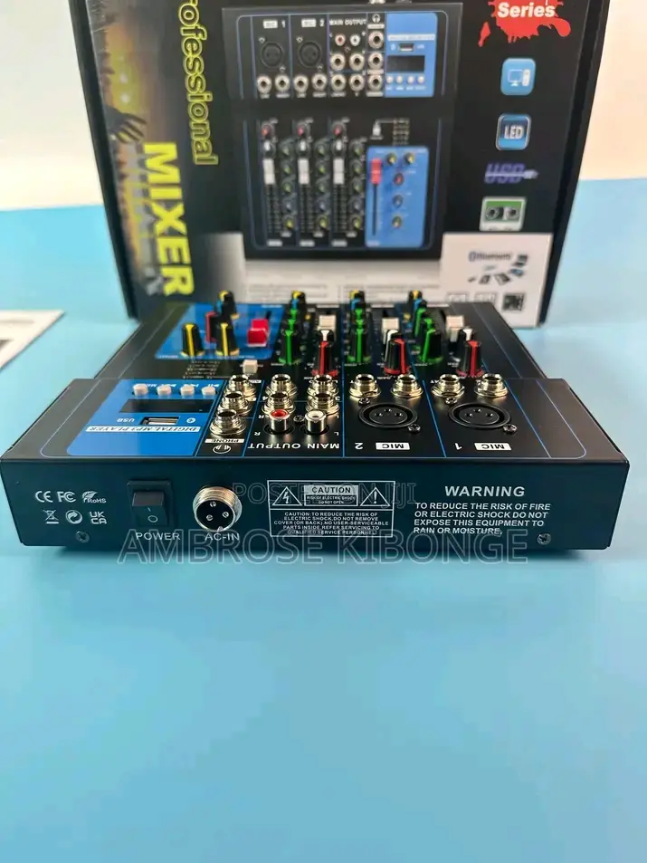 Professional USB Drive F-4 Mixing Console Sound Board Mixer.