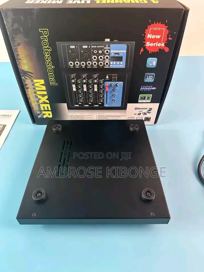 Professional USB Drive F-4 Mixing Console Sound Board Mixer.
