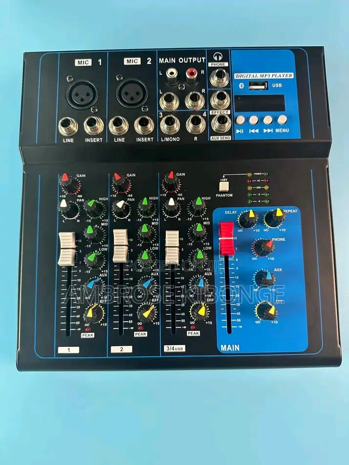 Professional USB Drive F-4 Mixing Console Sound Board Mixer.