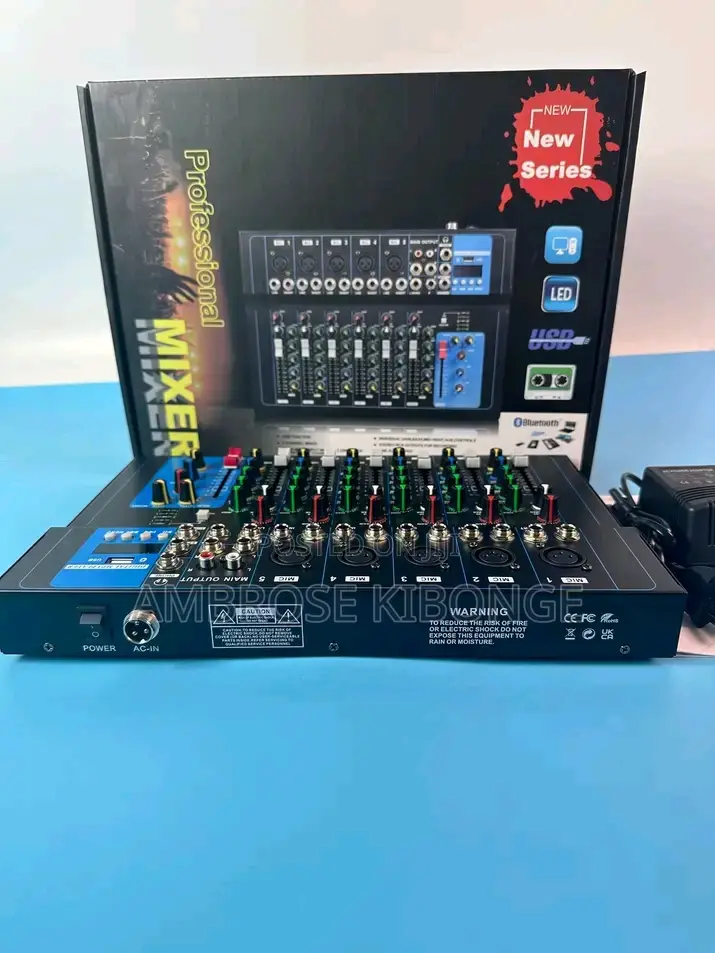 Professional USB Drive F-7 Mixing Console Sound Board Mixer.