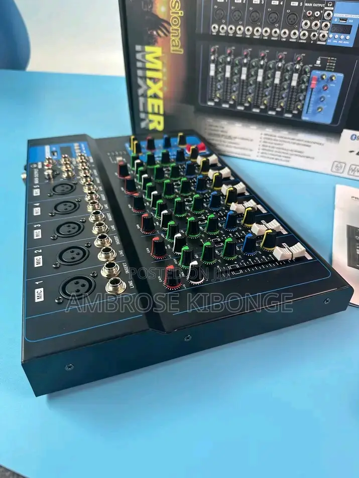 Professional USB Drive F-7 Mixing Console Sound Board Mixer.