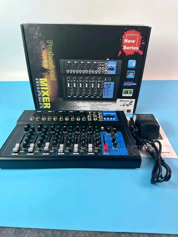 Professional USB Drive F-7 Mixing Console Sound Board Mixer.