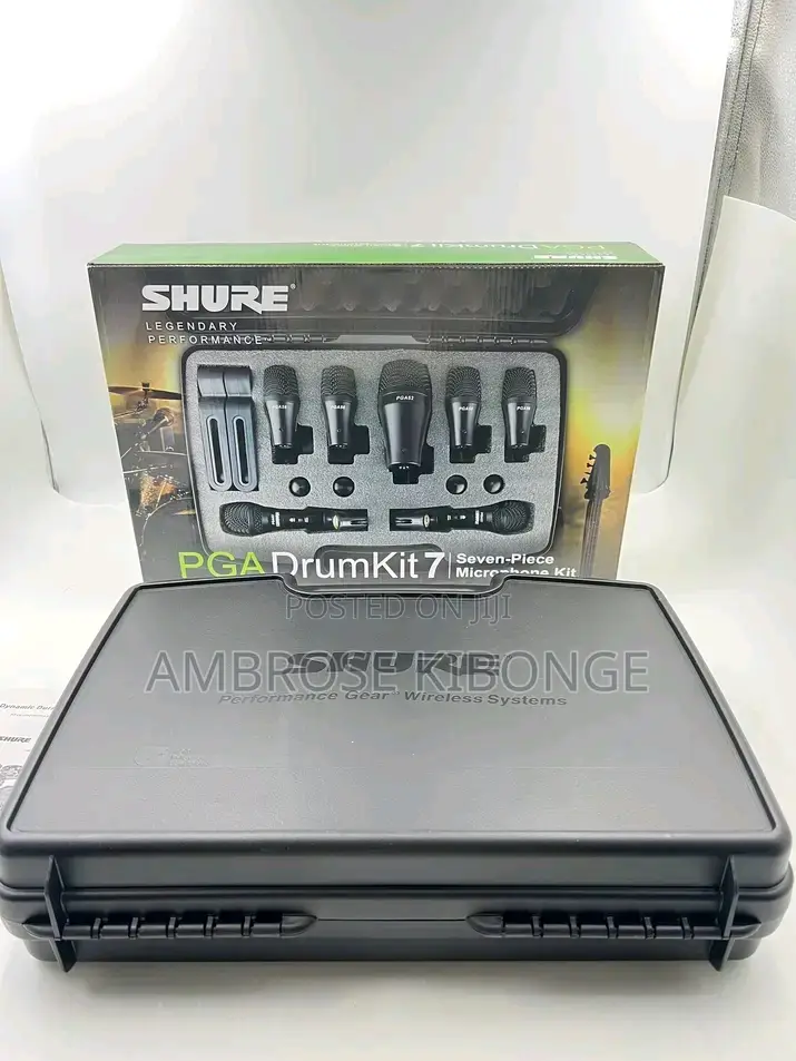 Classic Audio Quality SHURE PGA Drum Kit 7 Piece Microphones