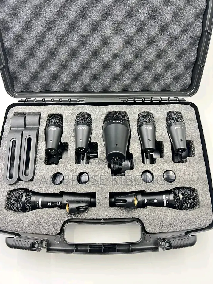 Classic Audio Quality SHURE PGA Drum Kit 7 Piece Microphones