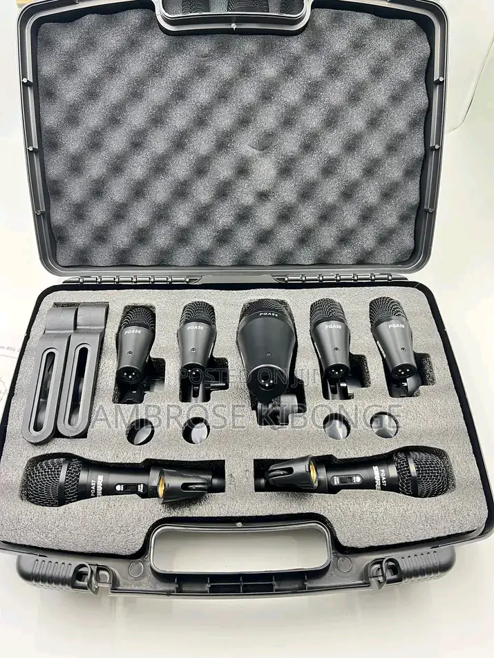 Classic Audio Quality SHURE PGA Drum Kit 7 Piece Microphones