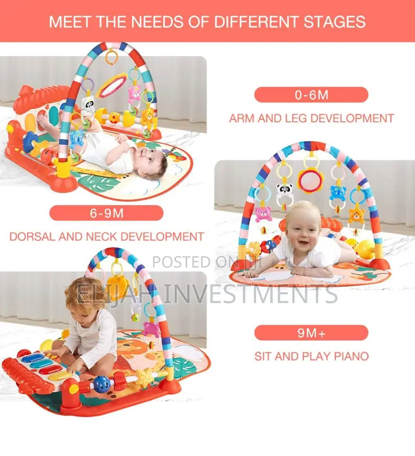 Baby Gym Play Mat With Musical Activity