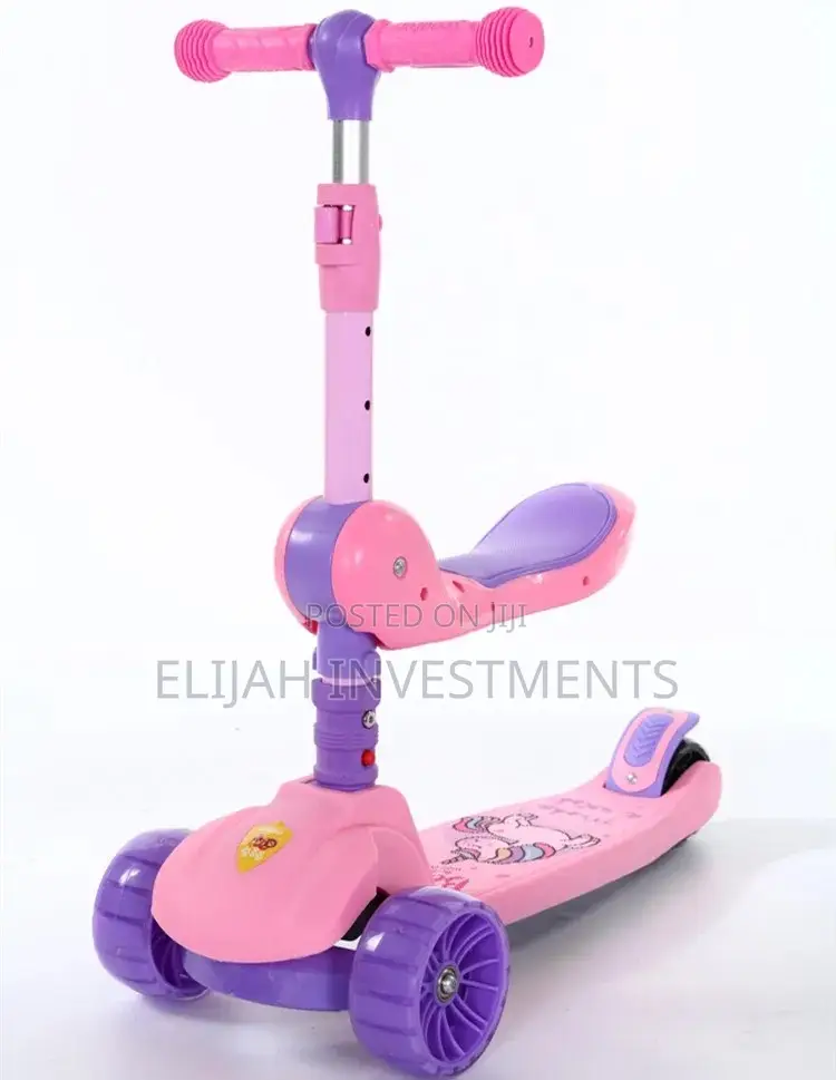 3 Wheel Kicks Scooter With Cute Design for Toddlers