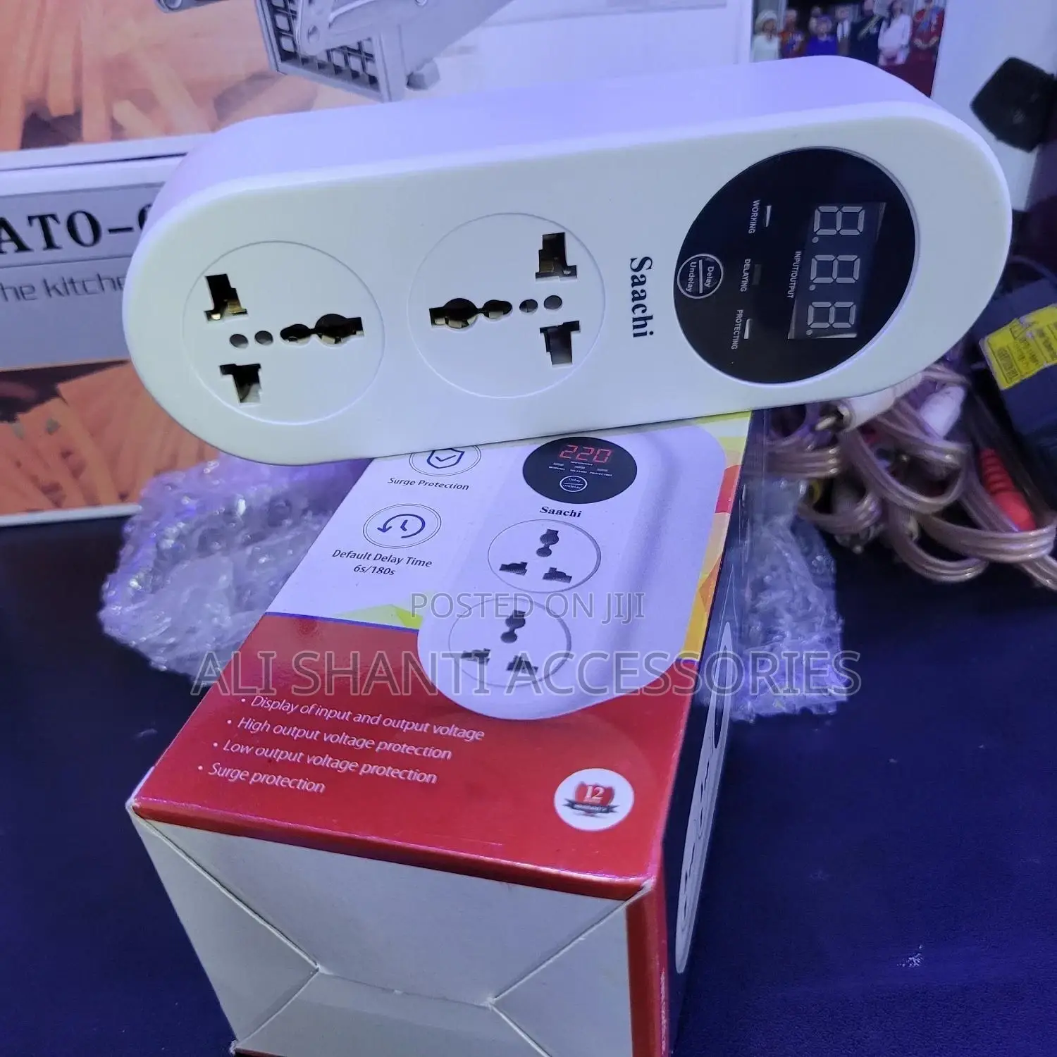 Saachi Power Voltage Protector/Tv and Fridge Guard Power Controller