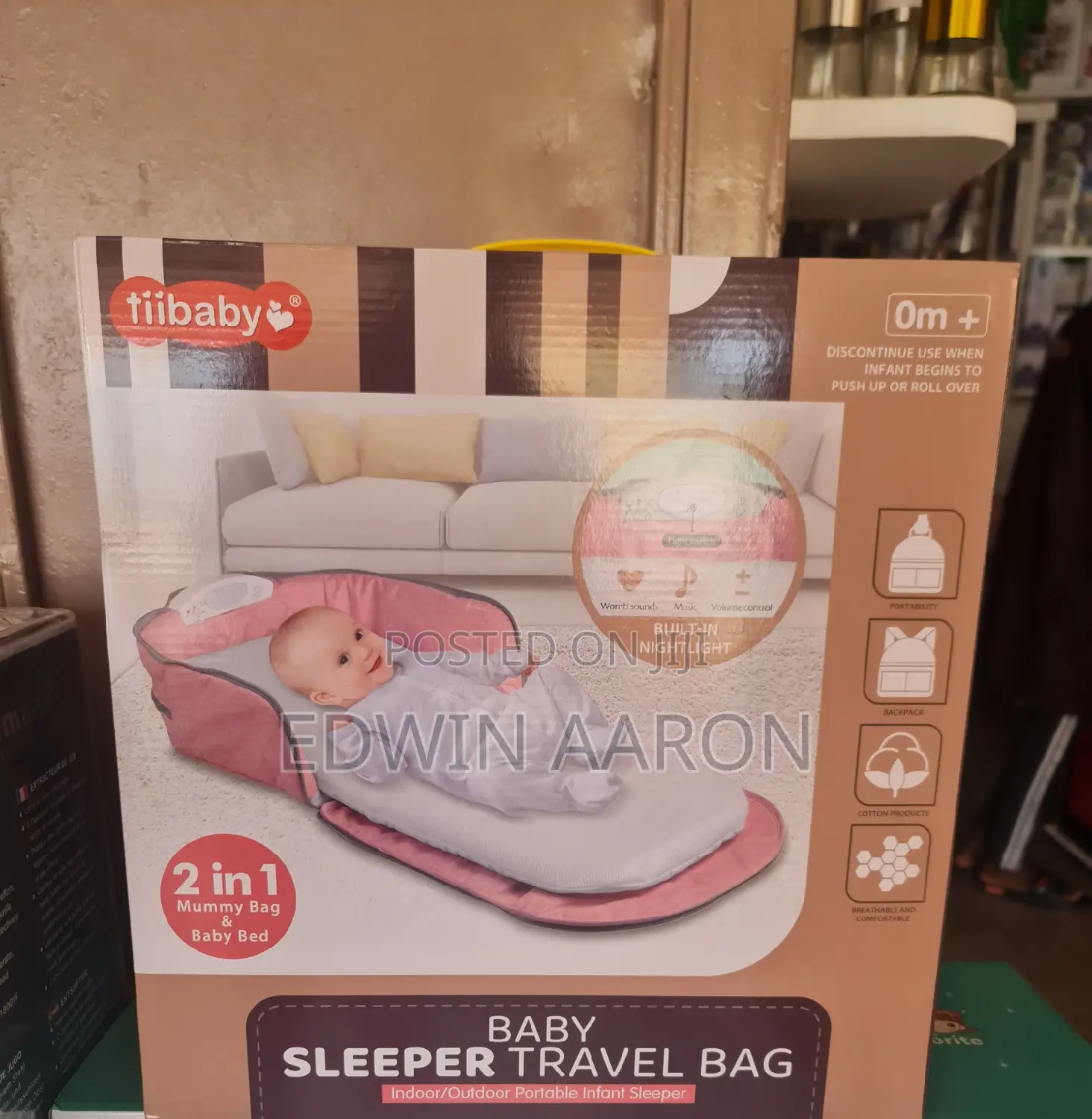 Baby Sleeper Travel Bag 2 in 1