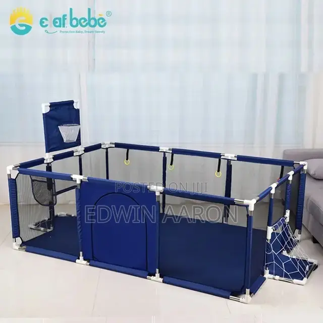 Baby Playpen With Gate and Safety Fence