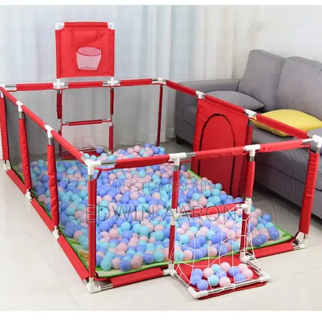 Baby Playpen With Gate and Safety Fence