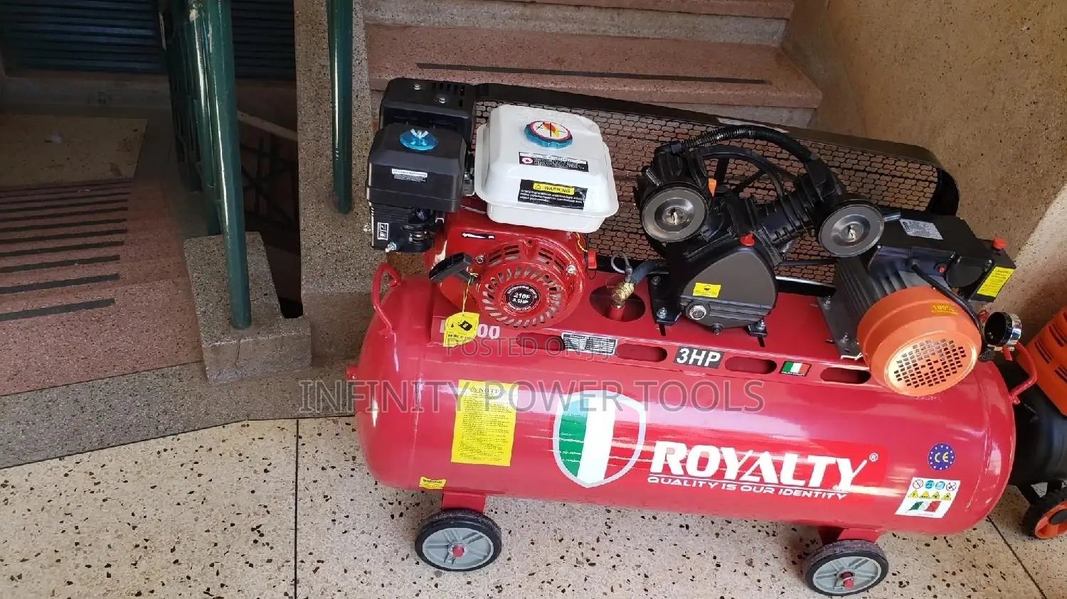 Air Compressor Double (Engine and Motor) 200l