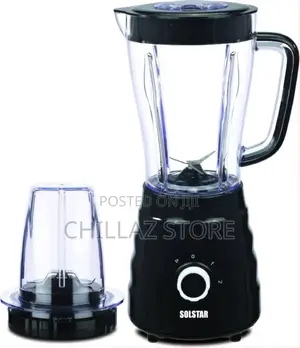 Solstar 1.5L 2 Jar Blender 500W Bl 6002a-BKB Ss