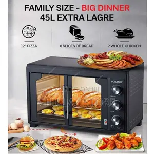 Sonashi French Electric Oven, STO-735F, 45 Ltrs,